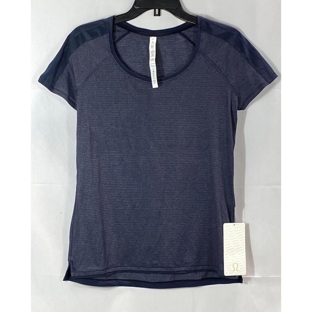 New Lululemon Race Me SS Size 8 Top